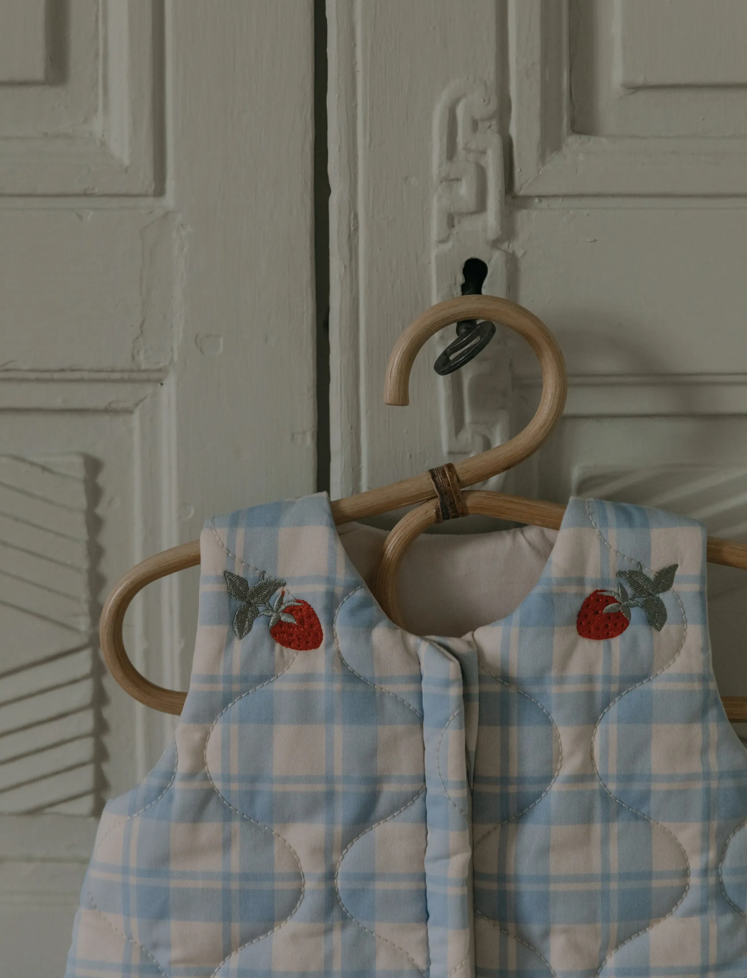 Garbo&Friends - Quilted Sleeping Bag, 0-6 m, Plaid Sky Blue - baby-schlafsäcke - plaid sky blue - 2