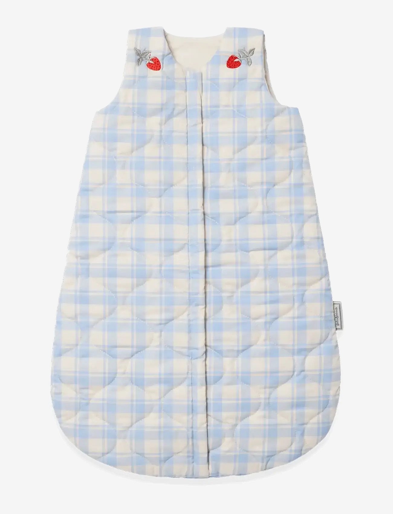 Garbo&Friends Plaid Sky Blue Quilted Sleeping Bag - Blue - 50X65X9