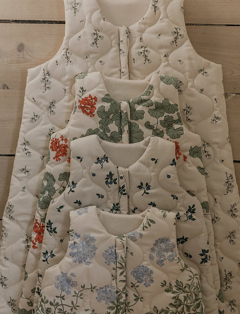 Garbo&Friends - Satin Quilted Sleeping Bag - soveposer - bluebell - 0