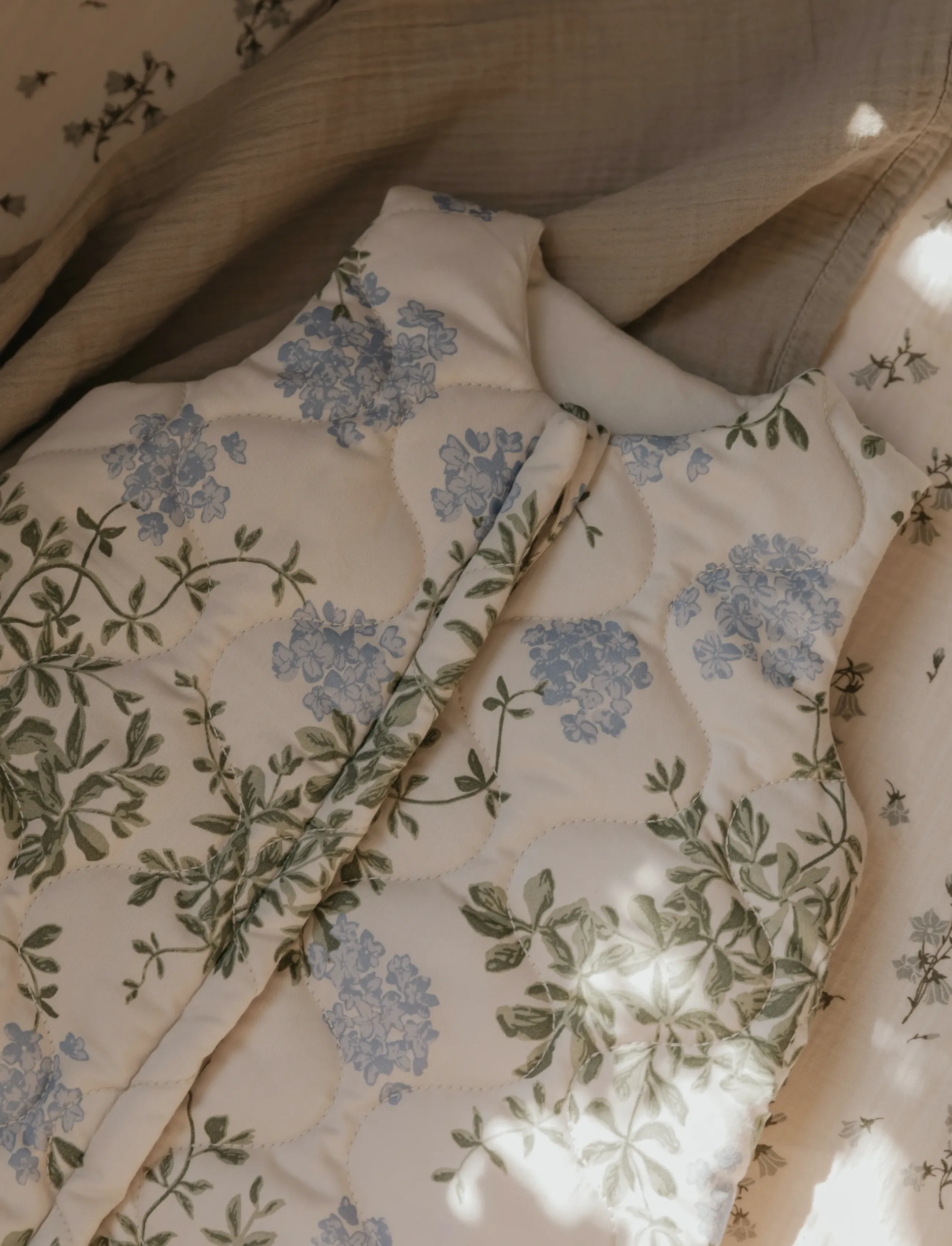Garbo&Friends Satin Quilted Sleeping Bag, 6-18M, Sleep Time, Mehrfarbig/gemustert - Bags, Kinder