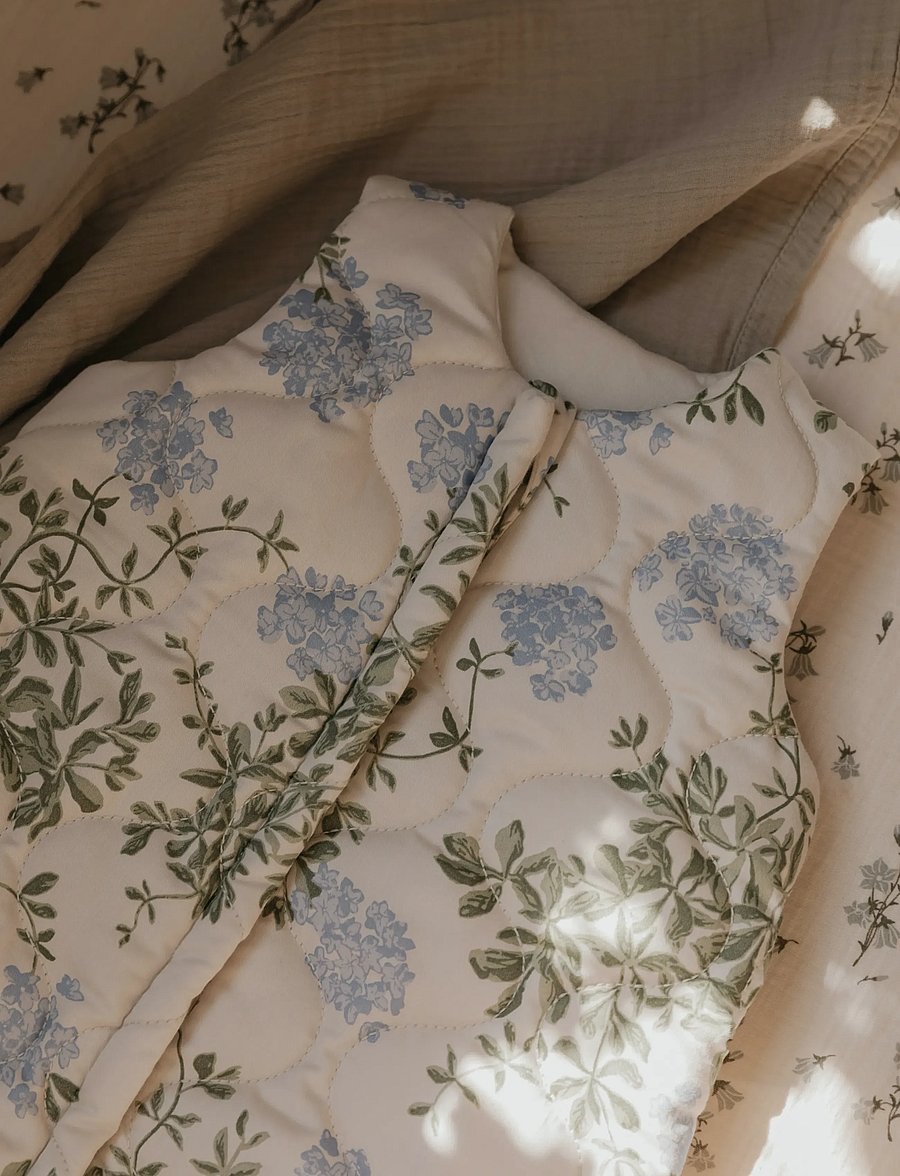 Garbo&Friends - Satin Quilted Sleeping Bag - Śpiwory - plumbago - 0