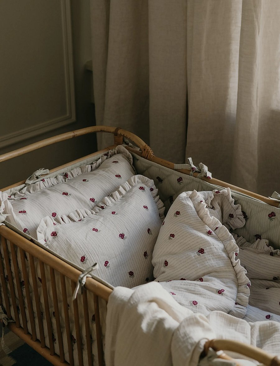 Garbo&Friends - Rosehip Muslin Bed Set Junior Rosehip - bettwäsche-set - rosehip - 0