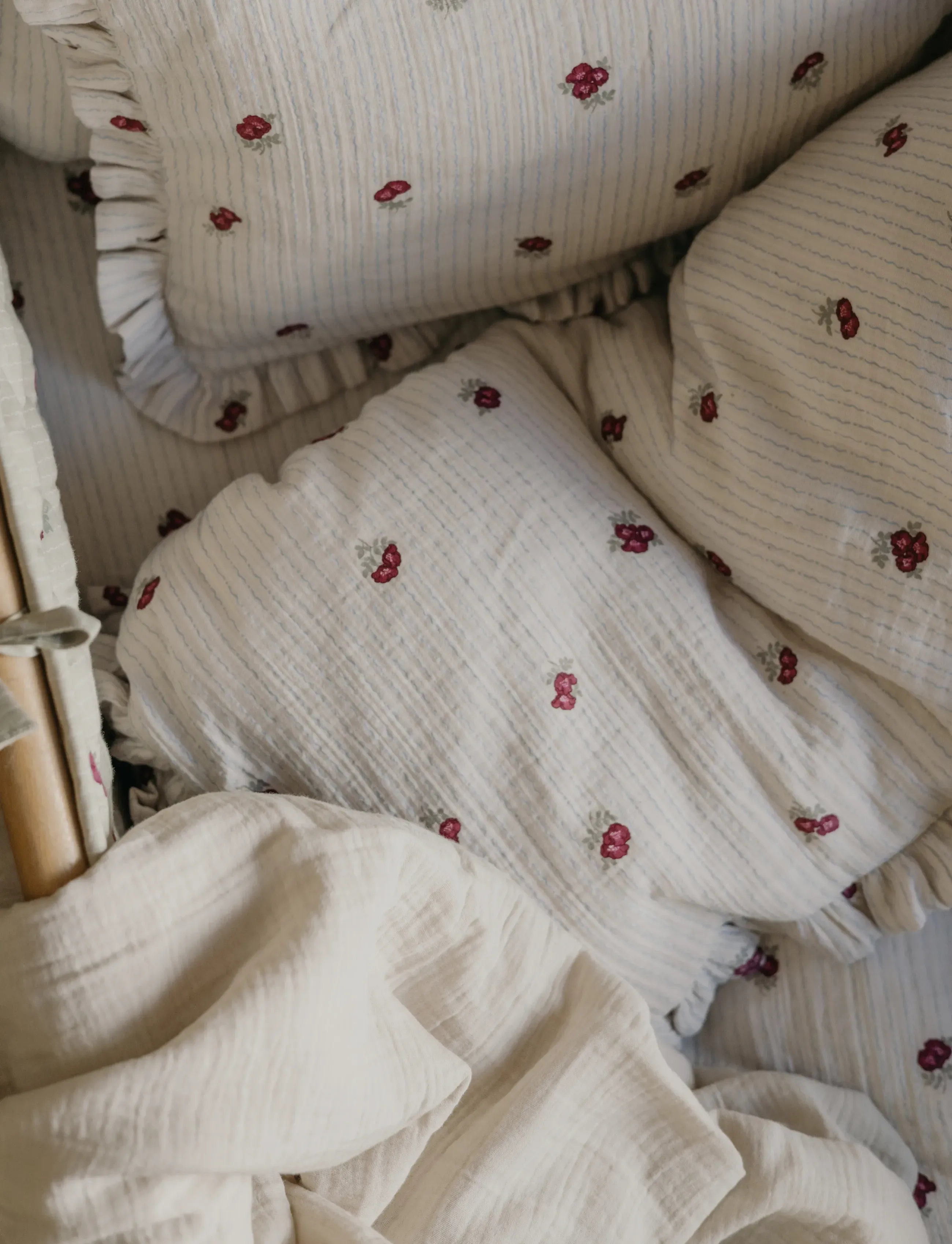 Garbo&Friends - Rosehip Muslin Bed Set Junior Rosehip - bettwäsche-set - rosehip - 2