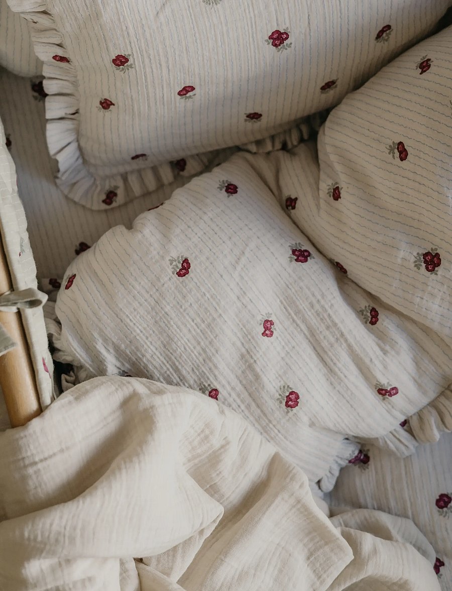 Garbo&Friends - Rosehip Muslin Bed Set Junior Rosehip - bettwäsche-set - rosehip - 2