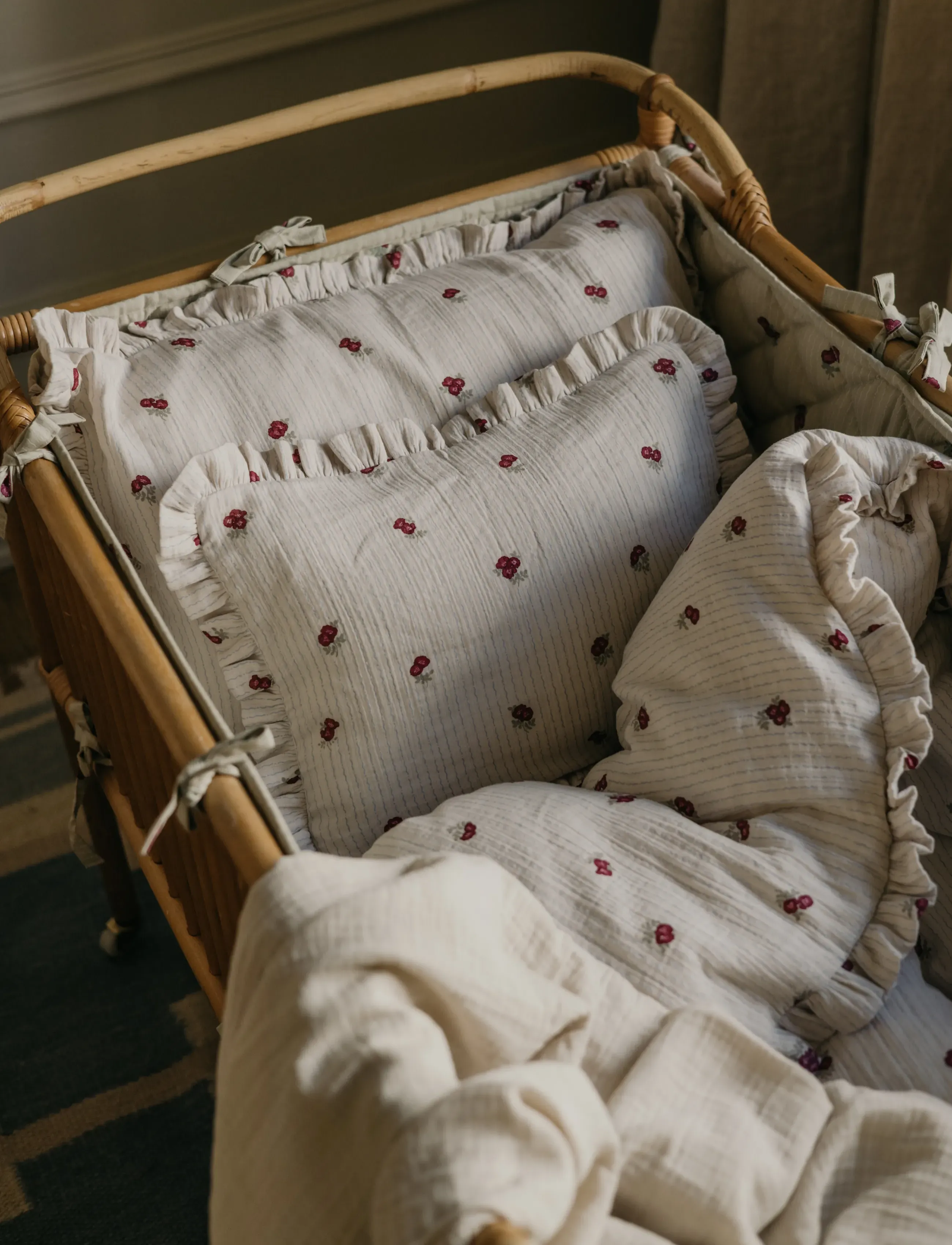 Garbo&Friends - Rosehip Muslin Bed Set Junior Rosehip - bettwäsche-set - rosehip - 3