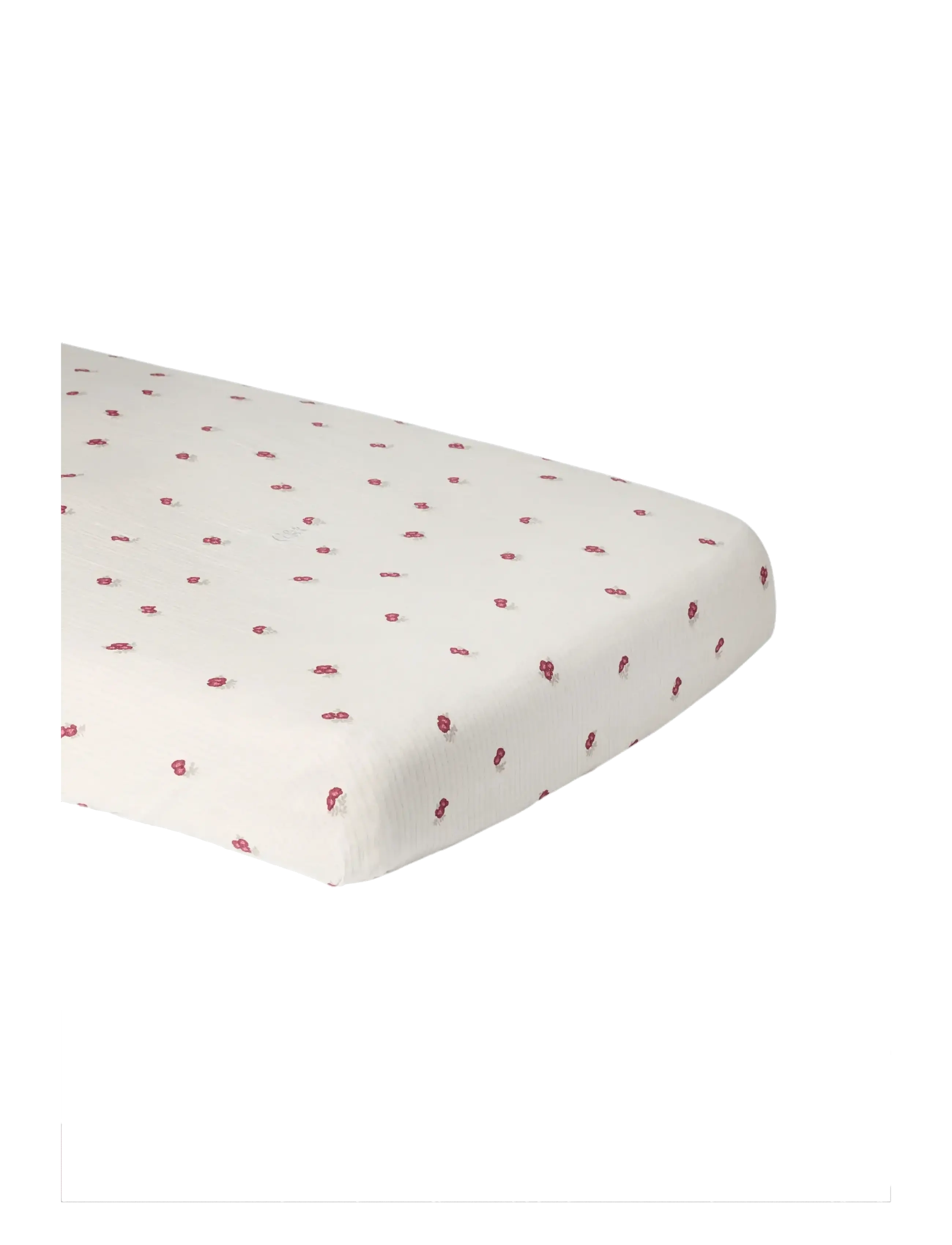 Garbo&Friends - Rosehip Muslin Fitted Sheet Single Rosehip - rosehip - 1