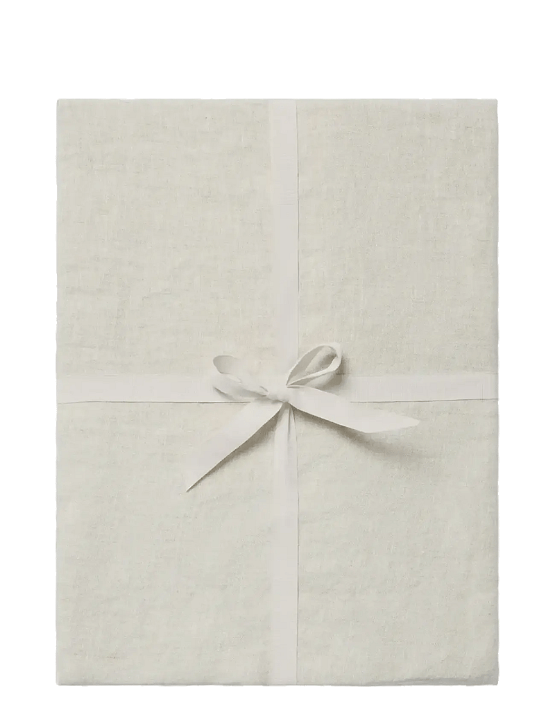 Garbo&Friends - Linen Linen Fitted Sheet Single 90x200x30 - spannbettlaken - linen - 1