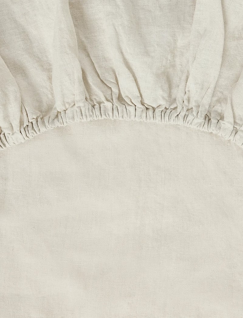 Garbo&Friends - Linen Linen Fitted Sheet Single 90x200x30 - spannbettlaken - linen - 4