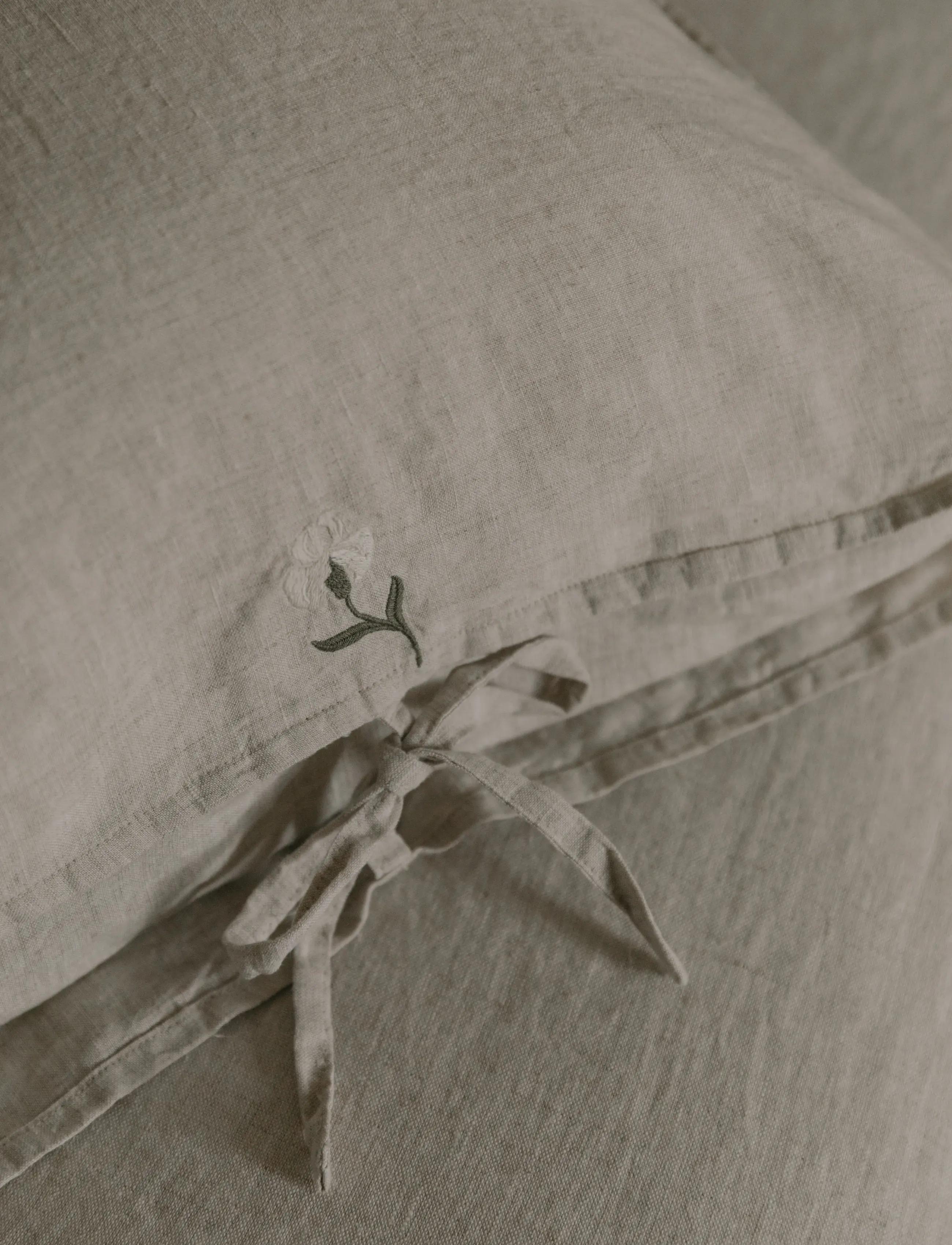 Garbo&Friends - Linen Linen Fitted Sheet Double 140x200x30 - tõmmatavad linad - linen - 3