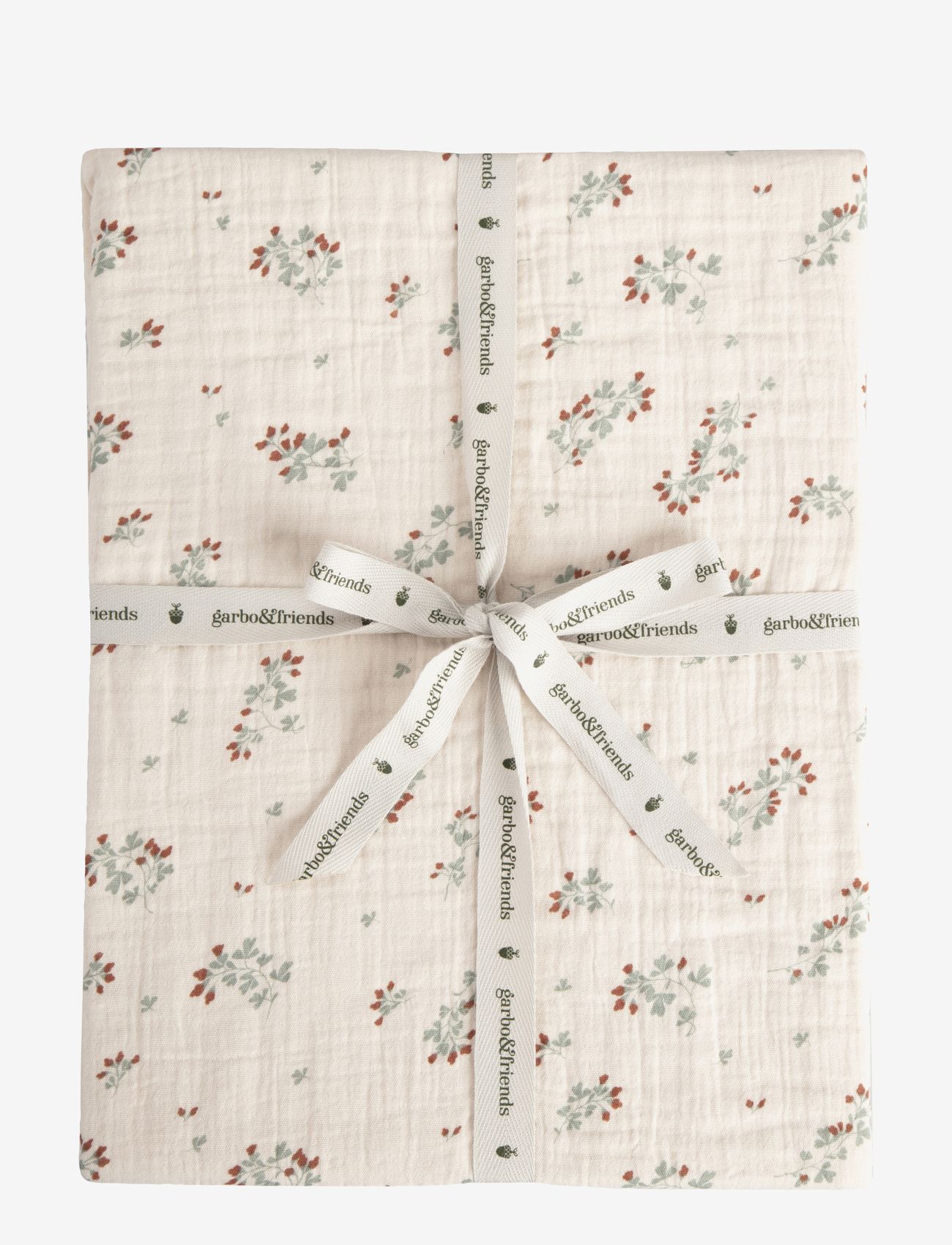 Garbo&Friends - Muslin Fitted Sheet Junior - lagner - clover - 0