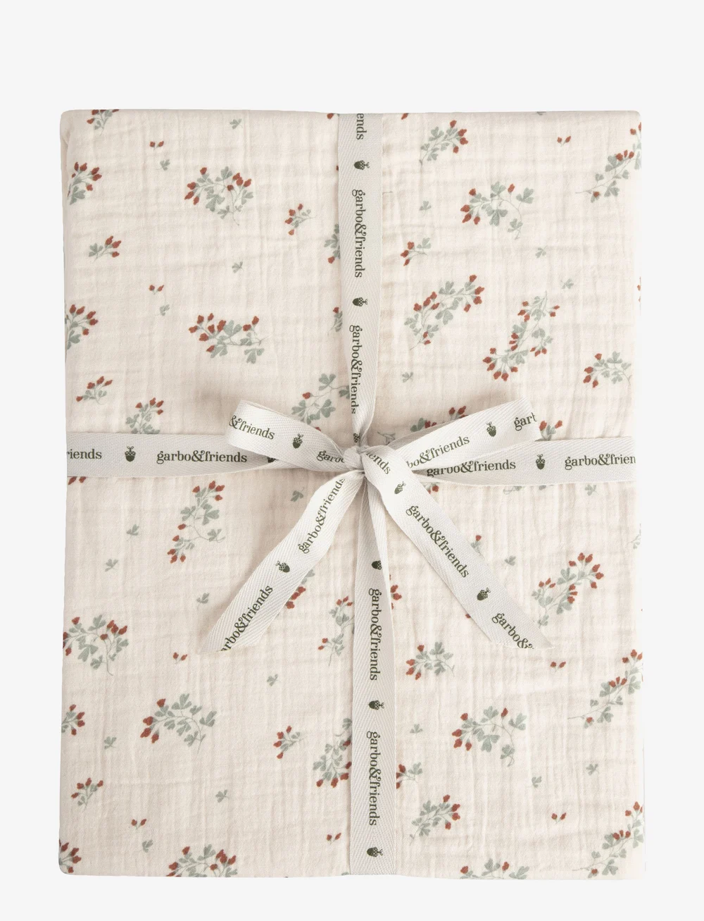 Garbo&Friends - Muslin Fitted Sheet Junior - lagner - clover - 0