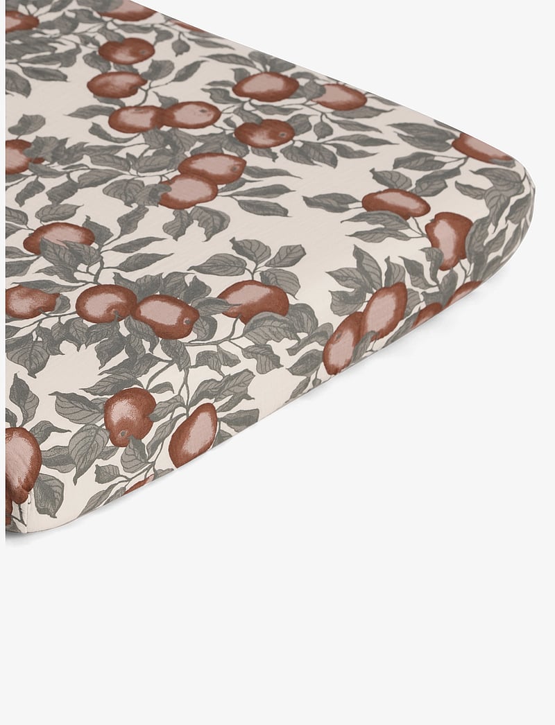 Garbo&Friends - Muslin Fitted Sheet Junior - bettlaken - pomme - 1