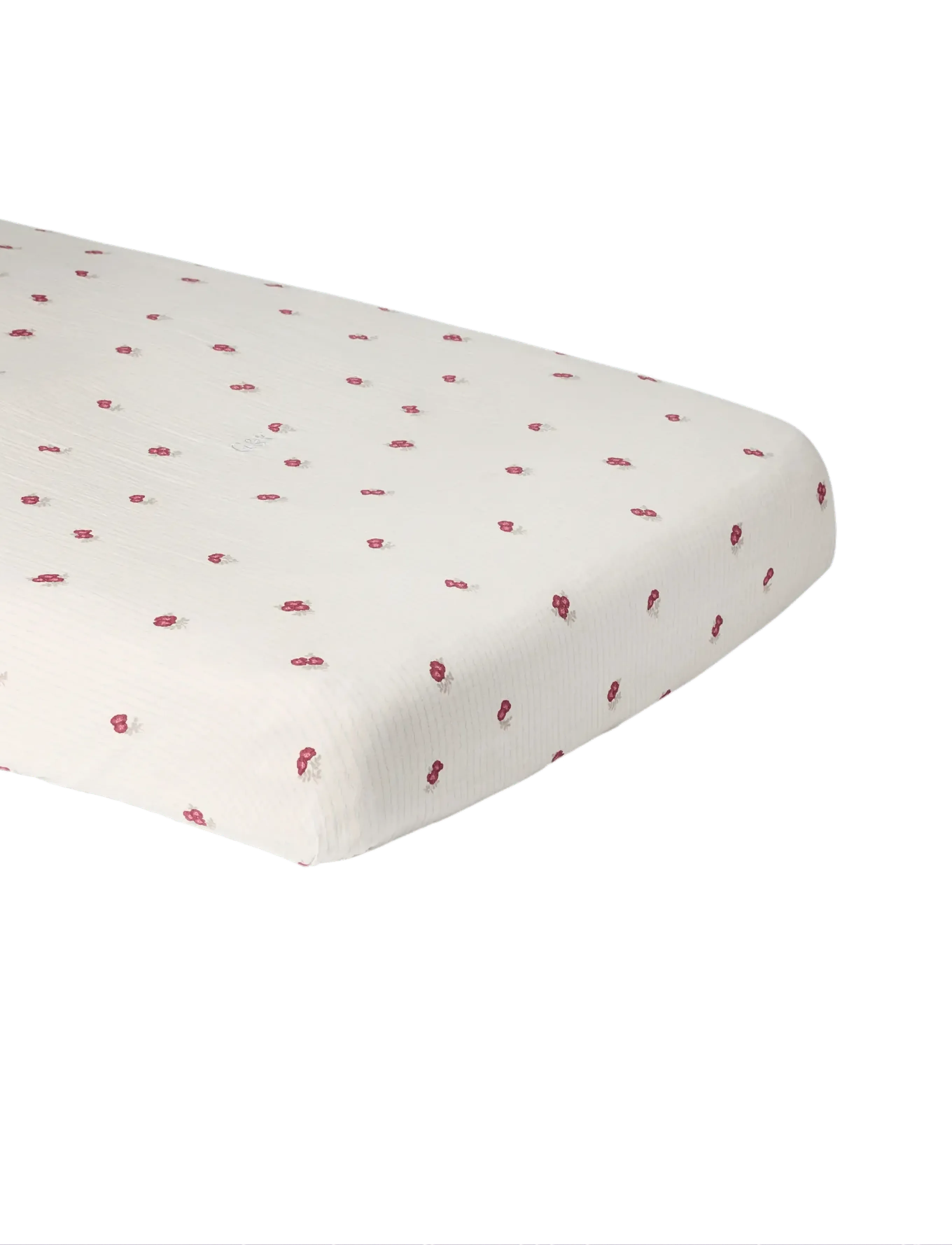 Garbo&Friends - Rosehip Muslin Fitted Sheet Junior Rosehip - bettlaken - rosehip - 4