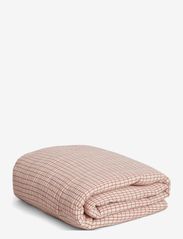 Muslin Filled Blanket - CHECKS RUST
