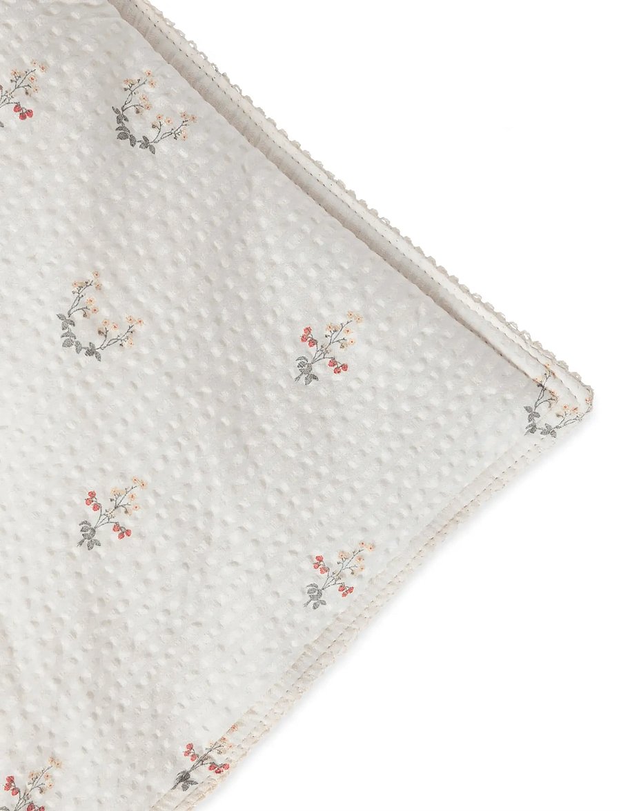 Garbo&Friends - La Fraise Seersucker Filled Blanket - snuttefiltar - la fraise - 3