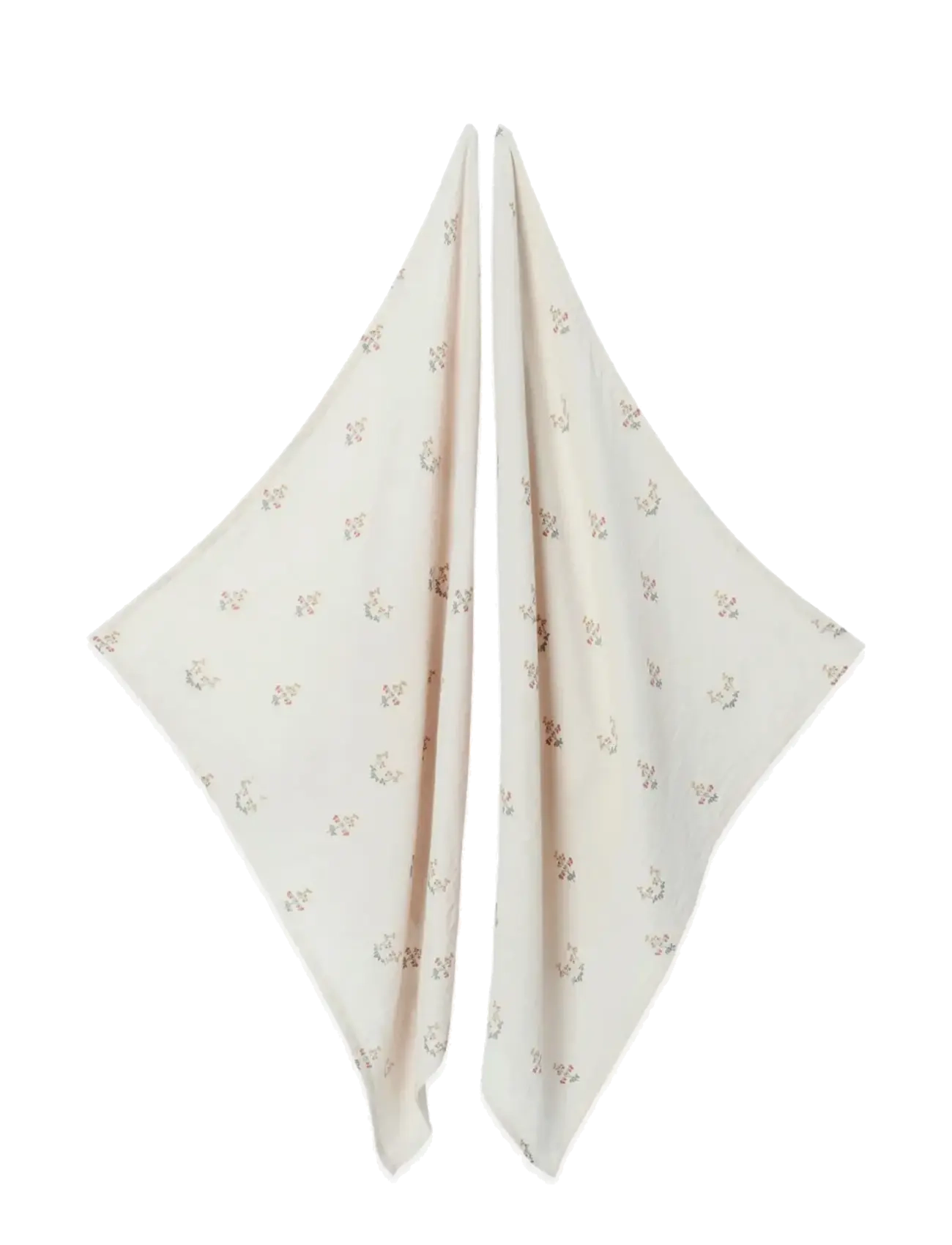 Garbo&Friends - Muslin Blanket 2 pcs, 60x60 cm, La Fraise - la fraise - 2