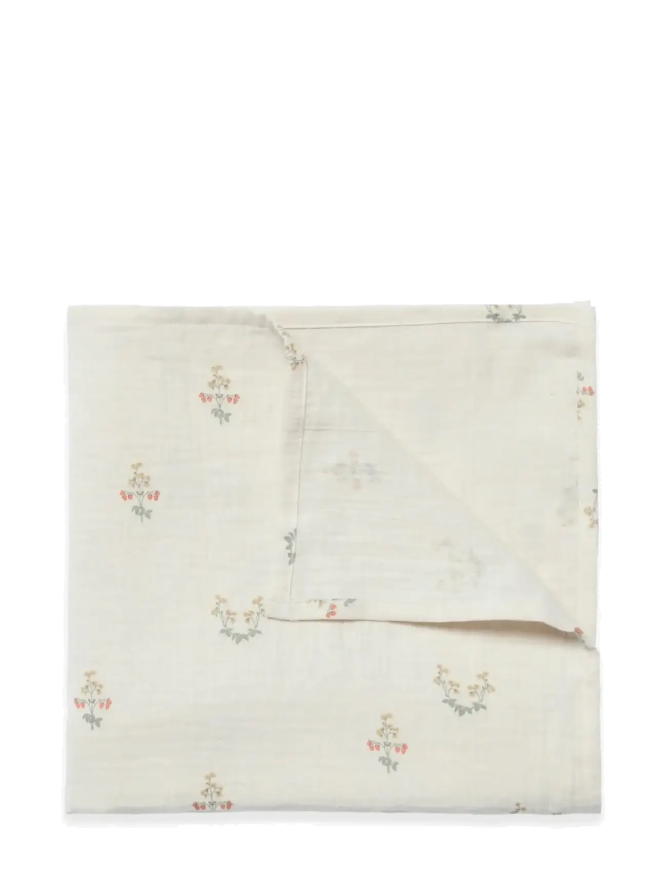 Garbo&Friends La Fraise  Muslin Swaddle Blanket - Babyprodukter - LA FRAISE / cream