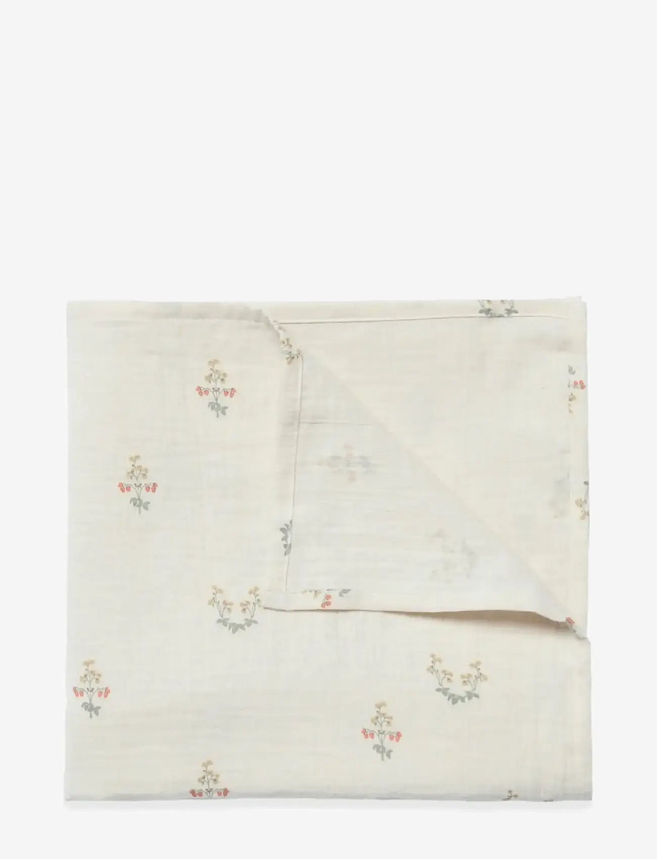 Garbo&Friends La Fraise Muslin Swaddle Blanket - Cream - 90X200X30