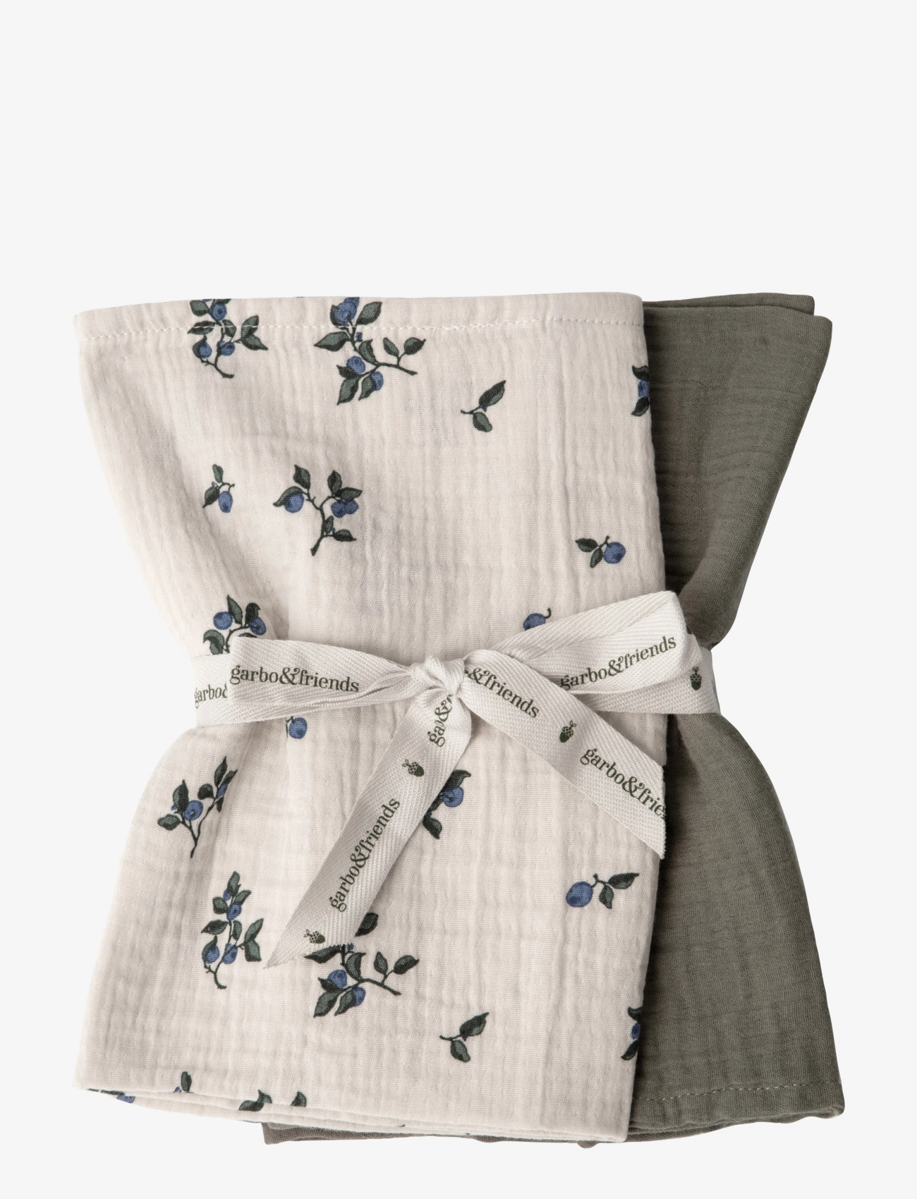 Garbo&Friends Muslin Blanket Small - 2pcs - Garbo&Friends - BLUEBERRY / multi