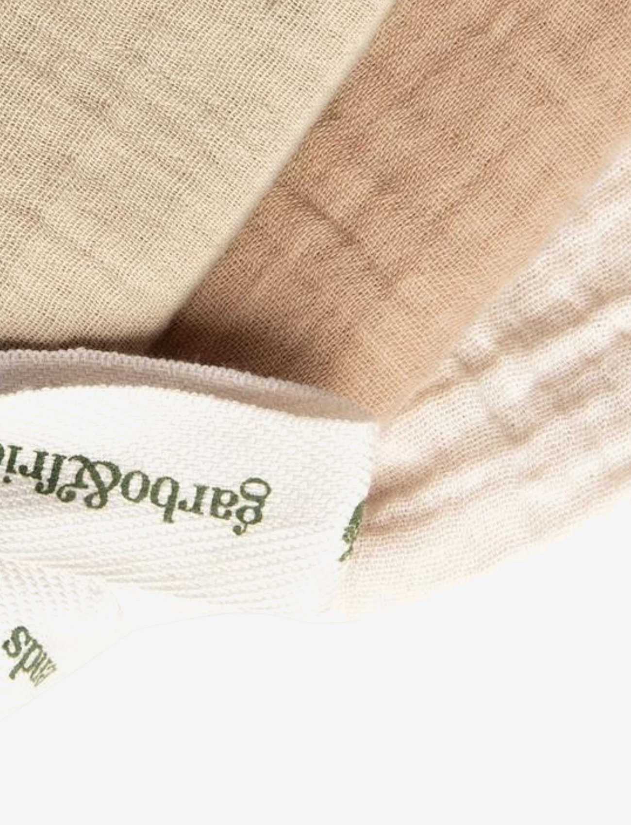 Garbo&Friends - Muslin Burp Cloths 3 pcs - olive - 1