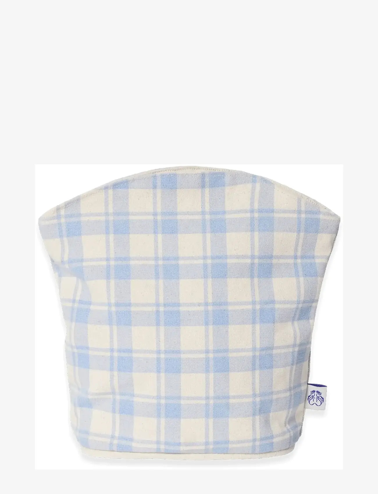 Garbo&Friends - Toiltery bag, Large, Plaid Sky Blue - toilettasker - plaid sky blue - 1