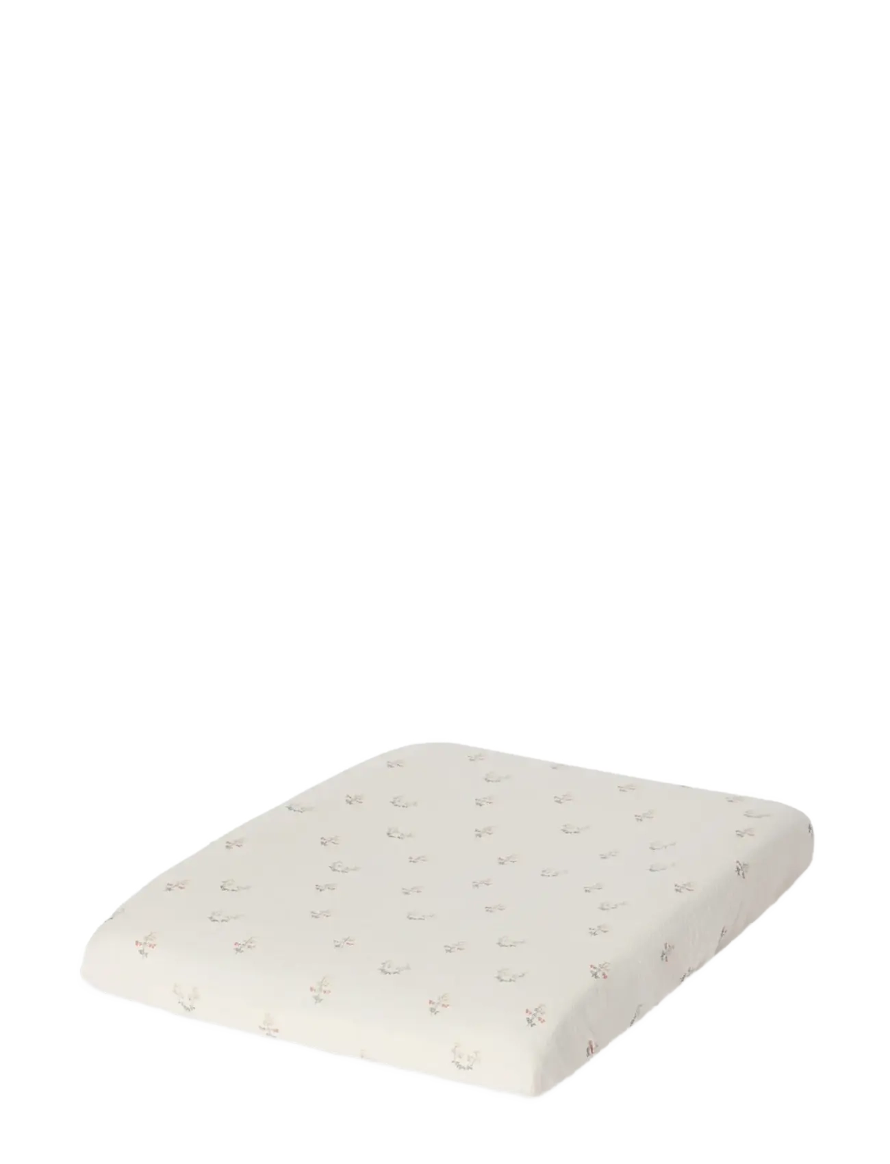 Garbo&Friends Seersucker Changing Mat Cover, 50x70x15 cm, La Fraise - Babypflege - LA FRAISE / cream