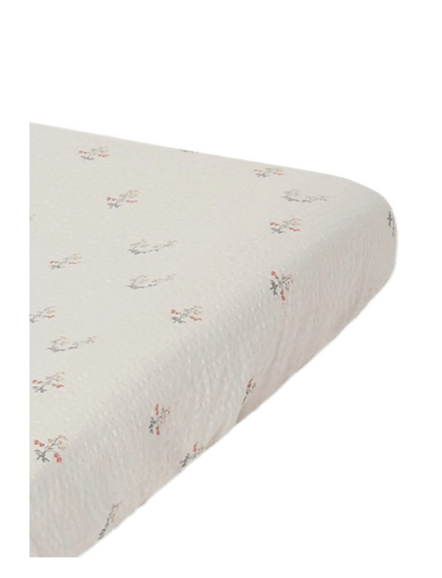 Garbo&Friends - Seersucker Changing Mat Cover, 50x70x15 cm, La Fraise - trekk til stellematte - la fraise - 2