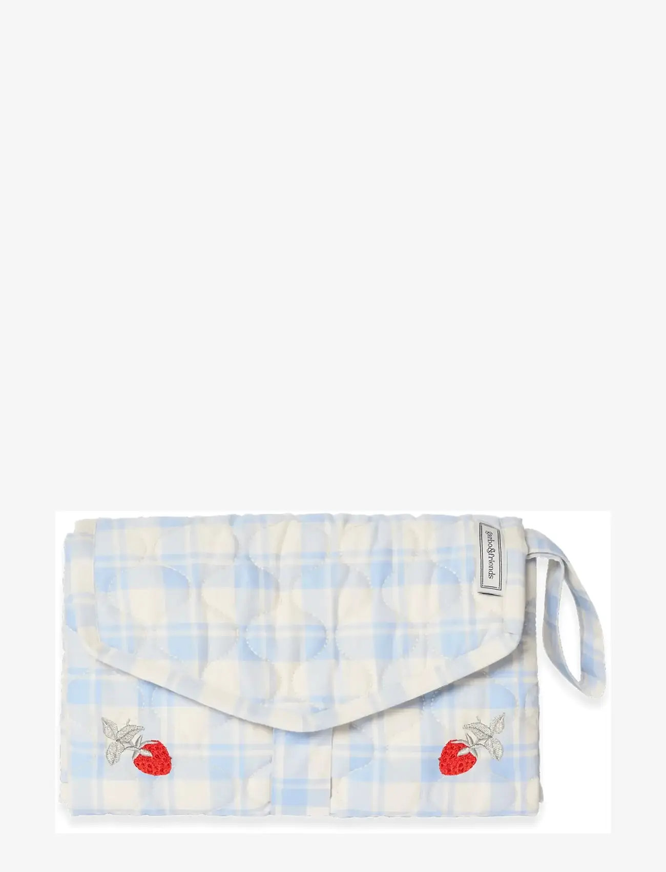 Garbo&Friends - Plaid Sky Blue  Quilted Change To Go - tapis à langer - plaid sky blue - 1
