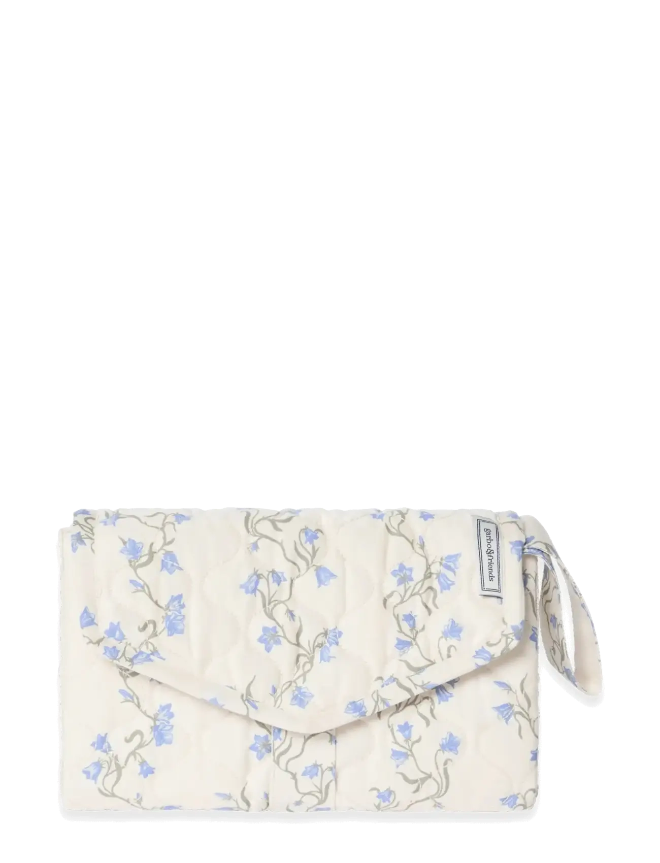 Garbo&Friends Bell Flower Quilted Change To Go - Babyprodukte - BELL FLOWER / cream