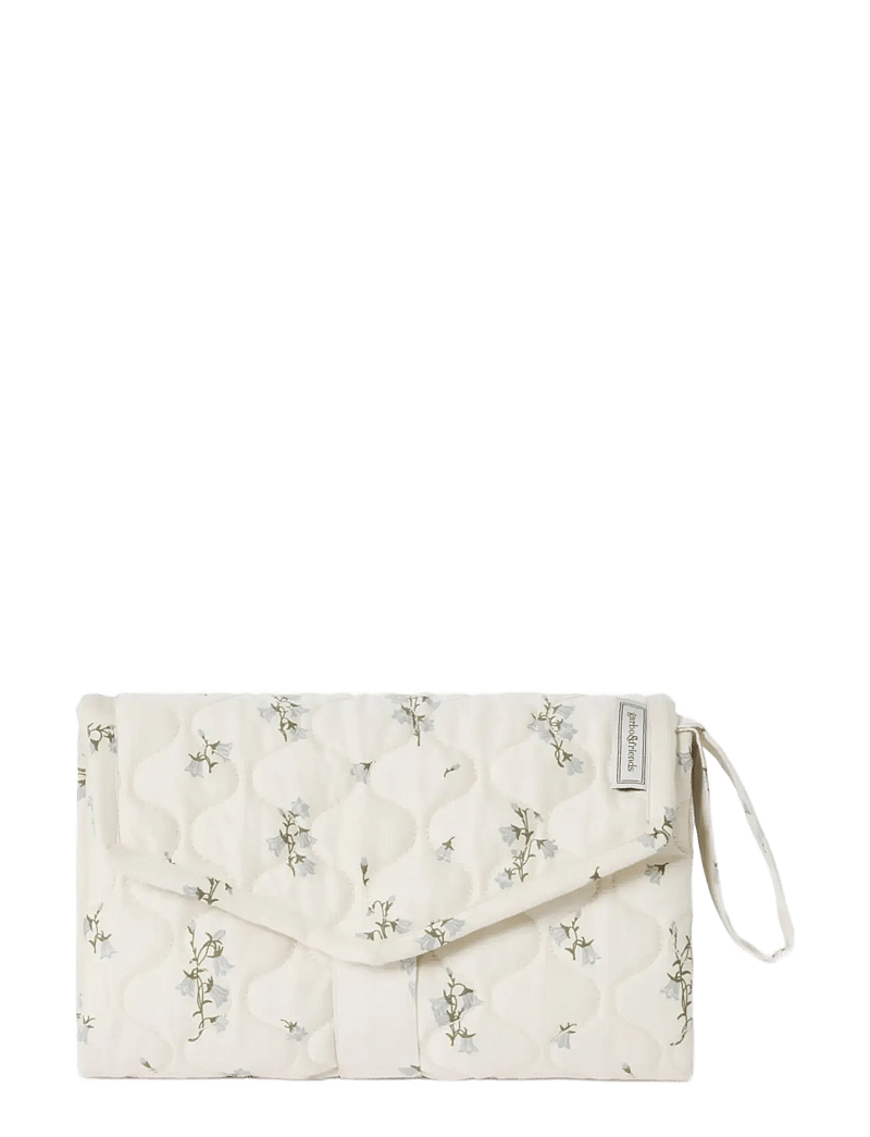 Garbo&Friends - Satin Quilted Change To Go - pusleunderlag - bluebell - 0