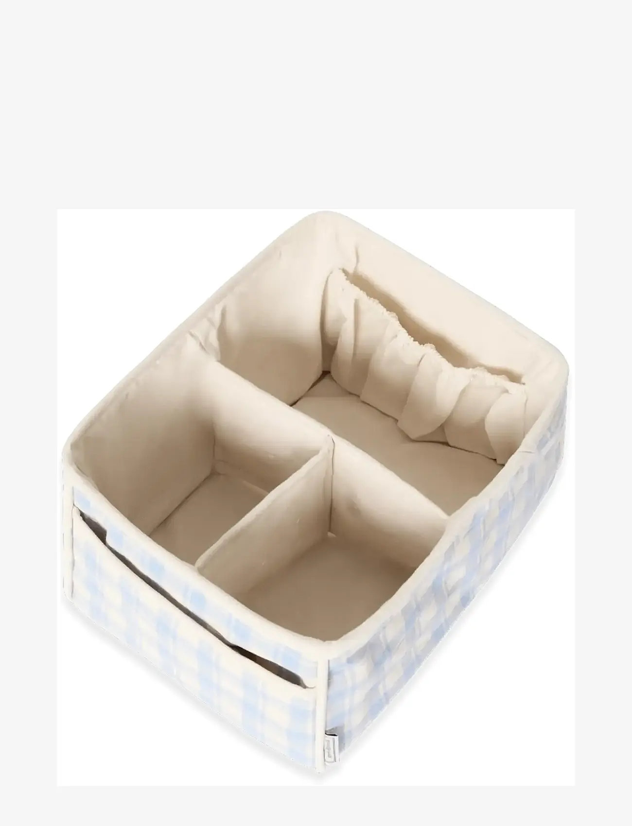 Garbo&Friends - Plaid Sky Blue Diaper Caddy - wickeltische - plaid sky blue - 2