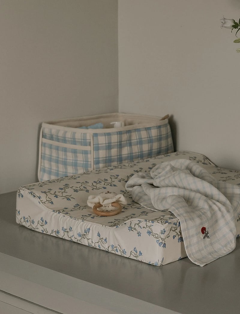 Garbo&Friends - Plaid Sky Blue Diaper Caddy - wickeltische - plaid sky blue - 3