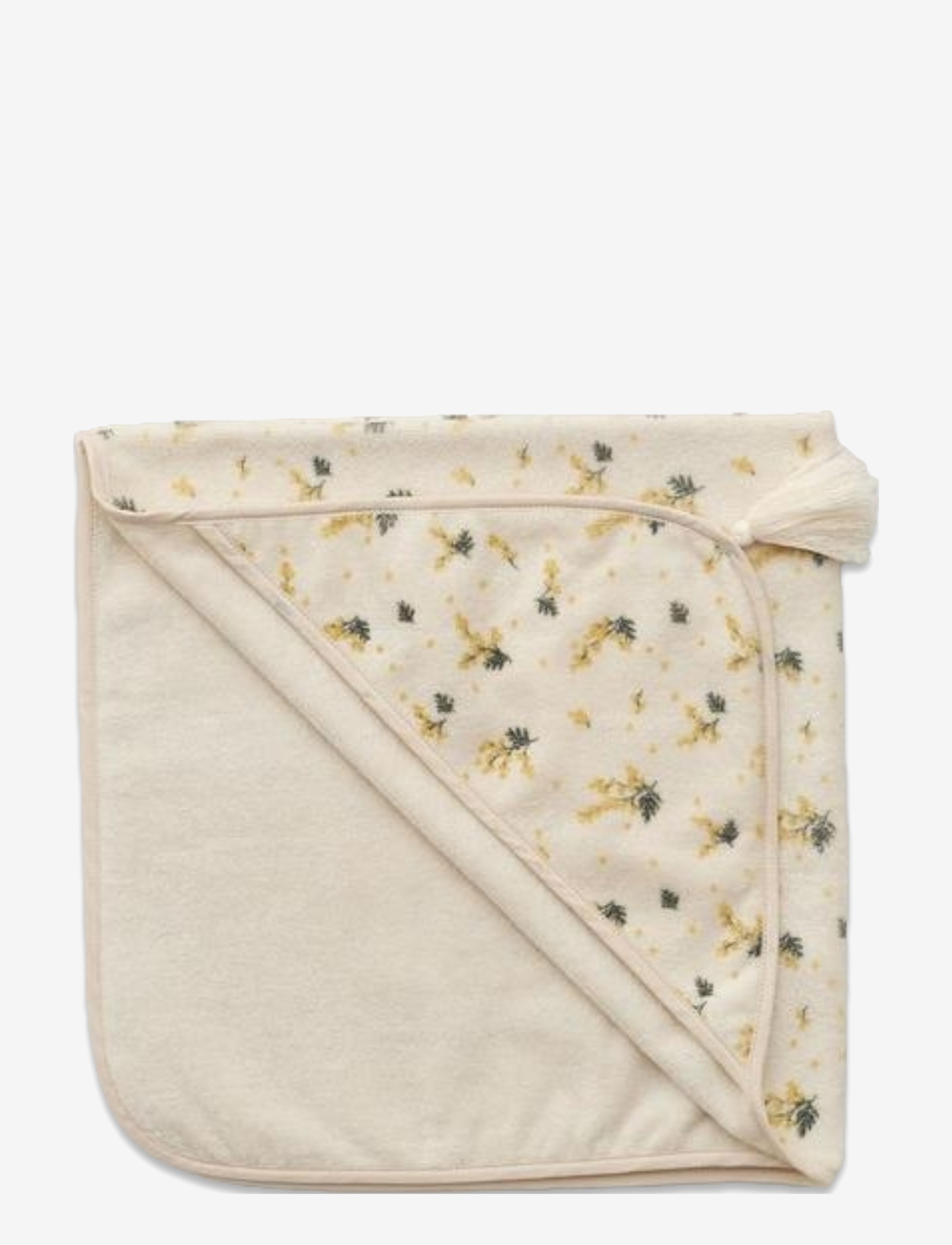 Garbo&Friends Terry Hooded Towel, Håndklæde, Beige, Str: 80X80CM