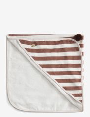 Garbo&Friends - Terry Hooded Towel - towels - stripe pear - 2