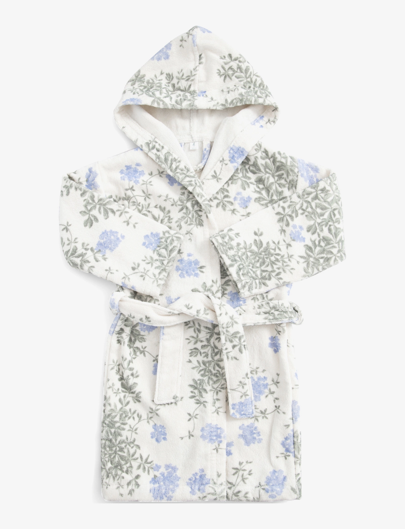 Garbo&Friends Terry  Bath Robe - Tøj - PLUMBAGO / white