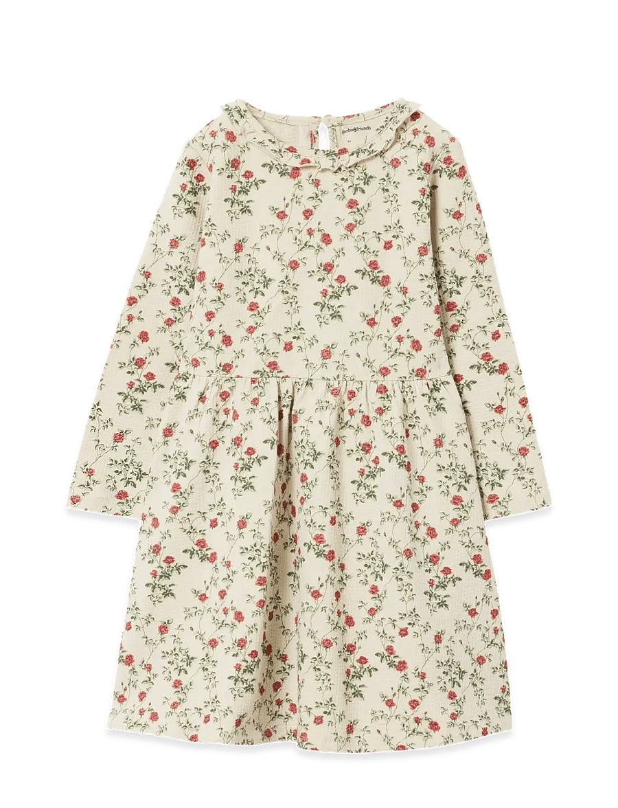 Garbo&Friends - Jersey Long Sleeve Dress - langærmede hverdagskjoler - petit rose - 1