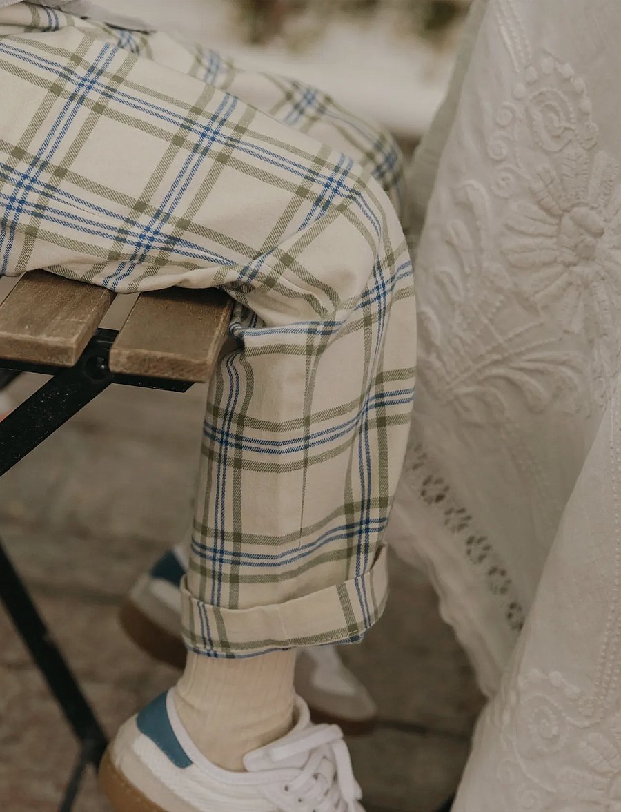 Garbo&Friends - Flannel Trousers - byxor - heritage check - 0