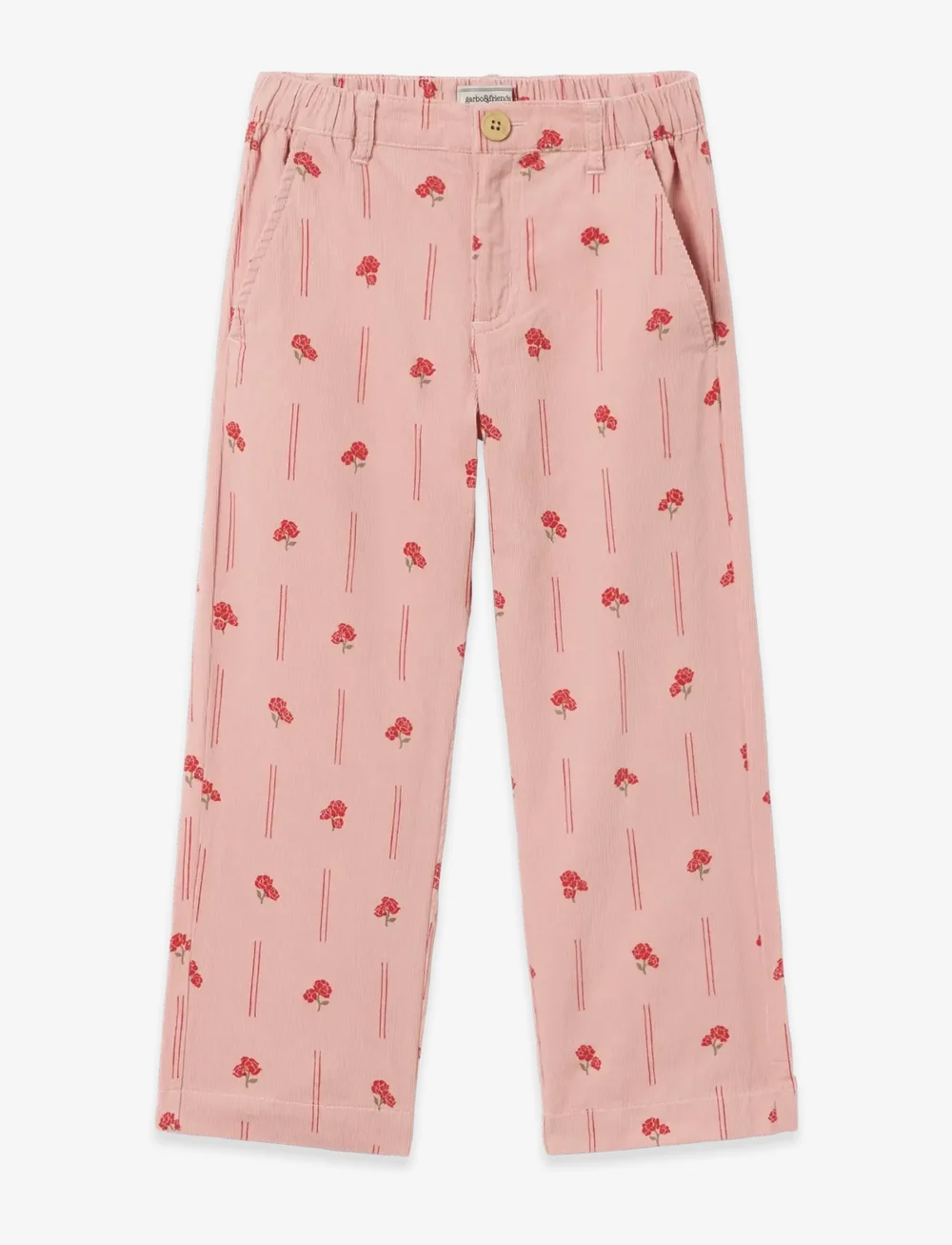 Garbo&Friends - Micro Corduroy Trousers Baby - babyhosen - peony - 1
