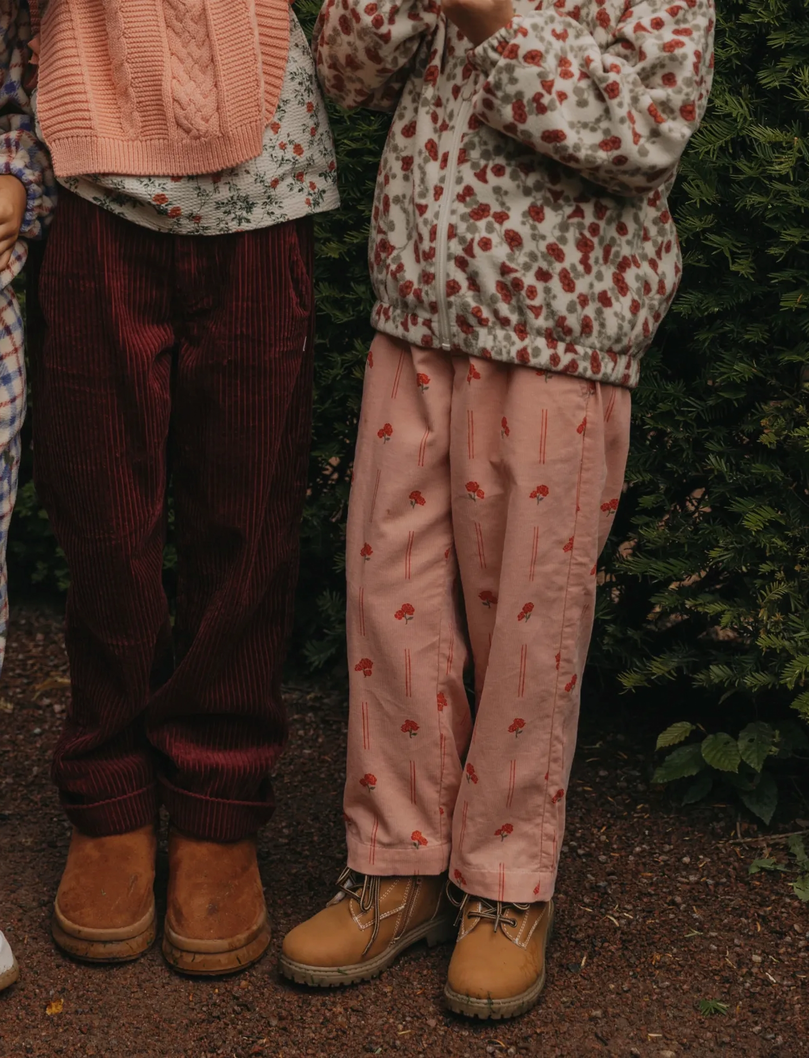 Garbo&Friends Micro Corduroy Trousers Baby - Bukser - PEONY / pink/rose