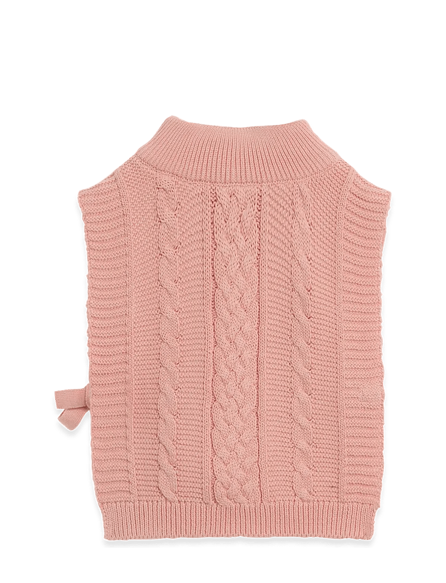 Garbo&Friends - Cable Knitted Neckwarmer - ocieplacz na szyję - pink - 2