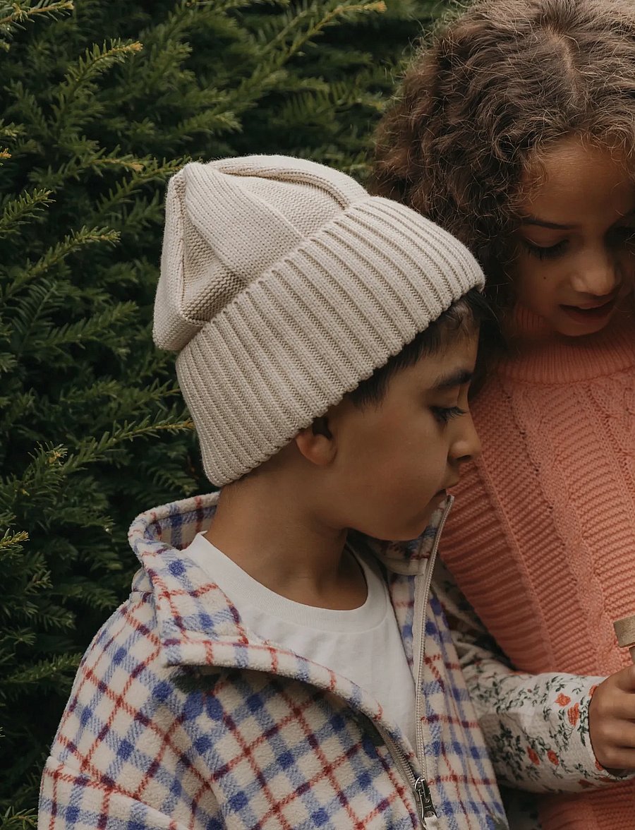 Garbo&Friends - Knitted Beanie - pipot - oat - 0