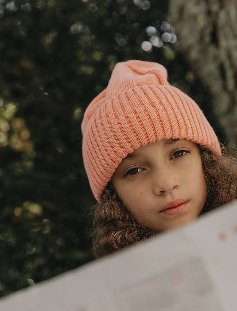 Garbo&Friends - Knitted Beanie - húfa - pink - 0