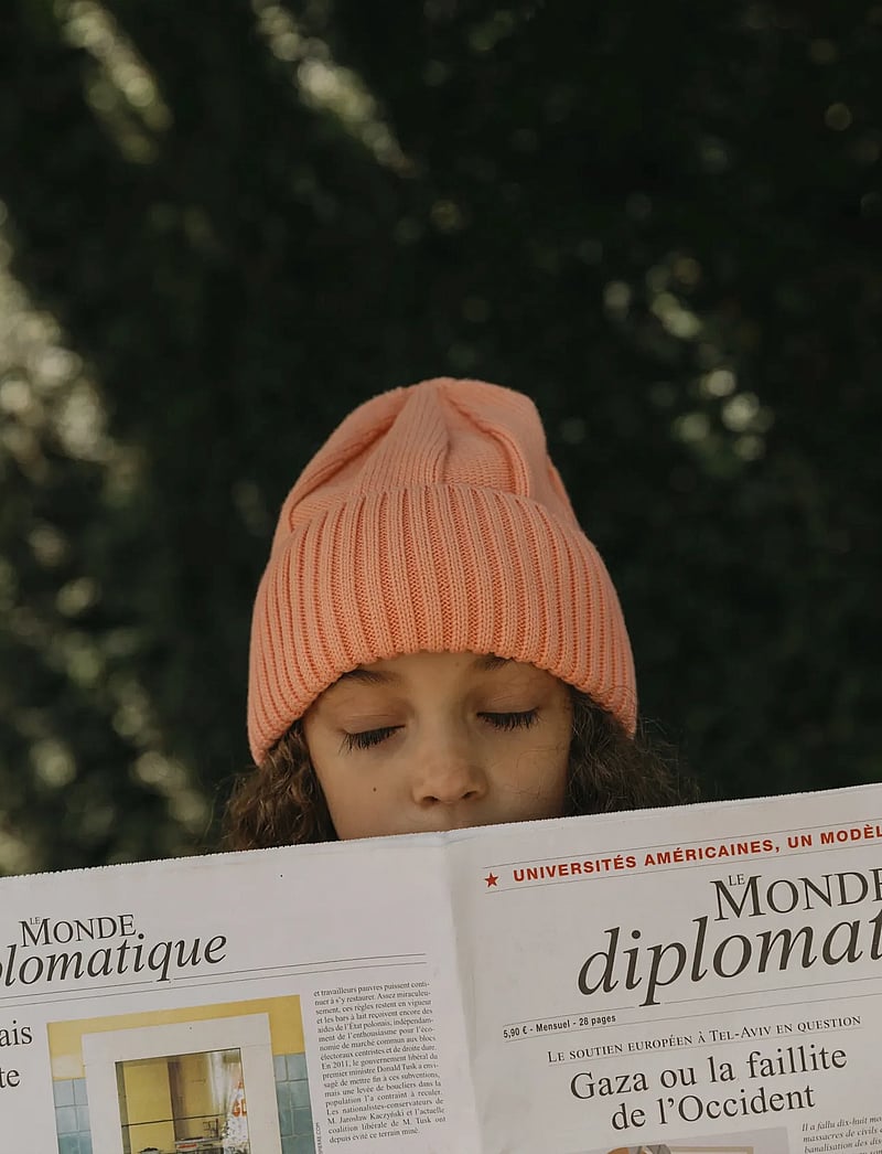 Garbo&Friends - Knitted Beanie - húfa - pink - 3