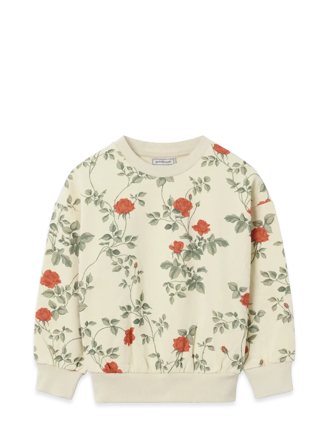 Garbo&Friends Sweatshirt - Kupuj według rozmiaru - ROSES / cream
