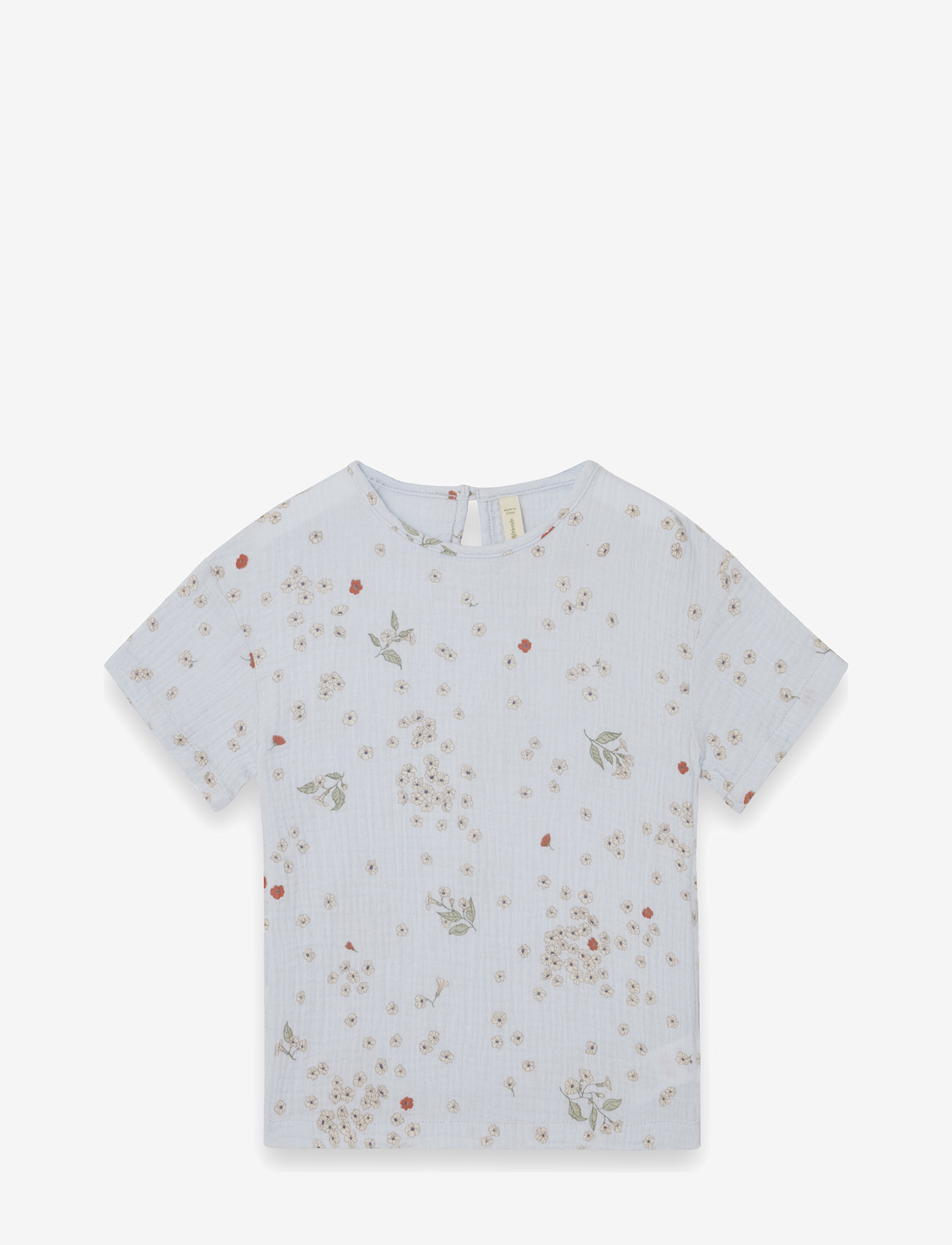 Garbo&Friends - Muslin Summer Top - kortärmade t-shirts - isla - 1