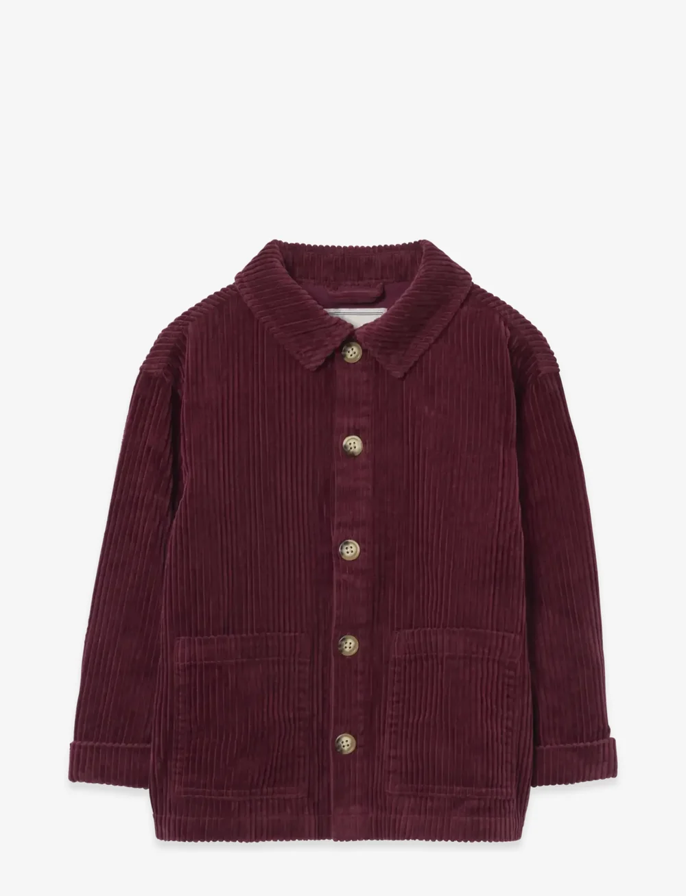 Garbo&Friends - Corduroy Overshirt - overshirts - burgundy - 1
