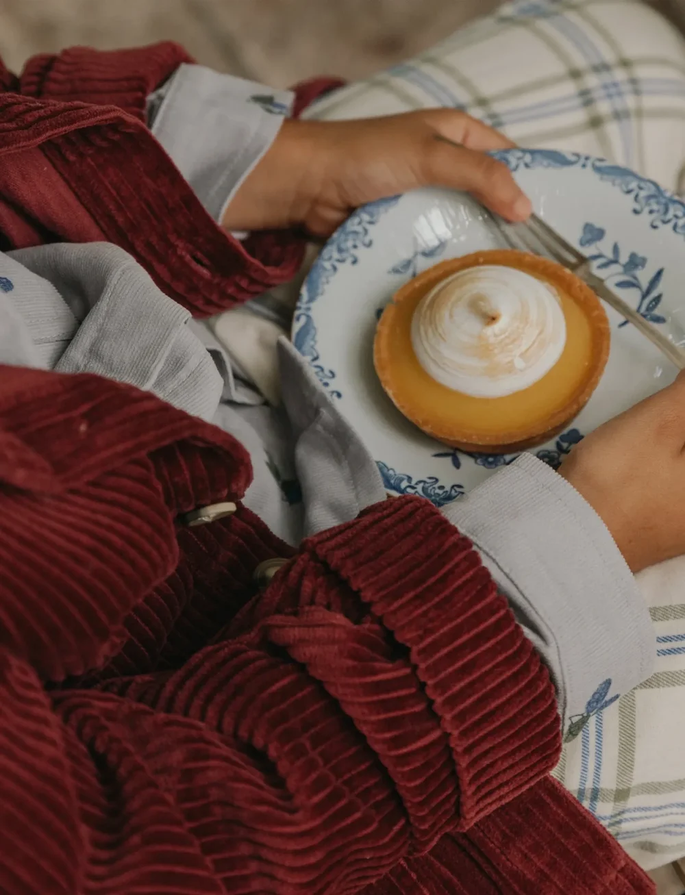 Garbo&Friends - Corduroy Overshirt - overshirts - burgundy - 3