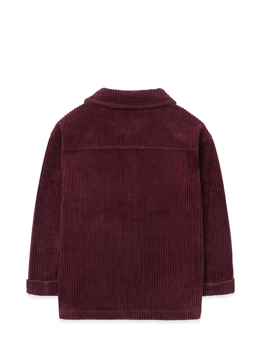 Garbo&Friends - Corduroy Overshirt - overshirts - burgundy - 2