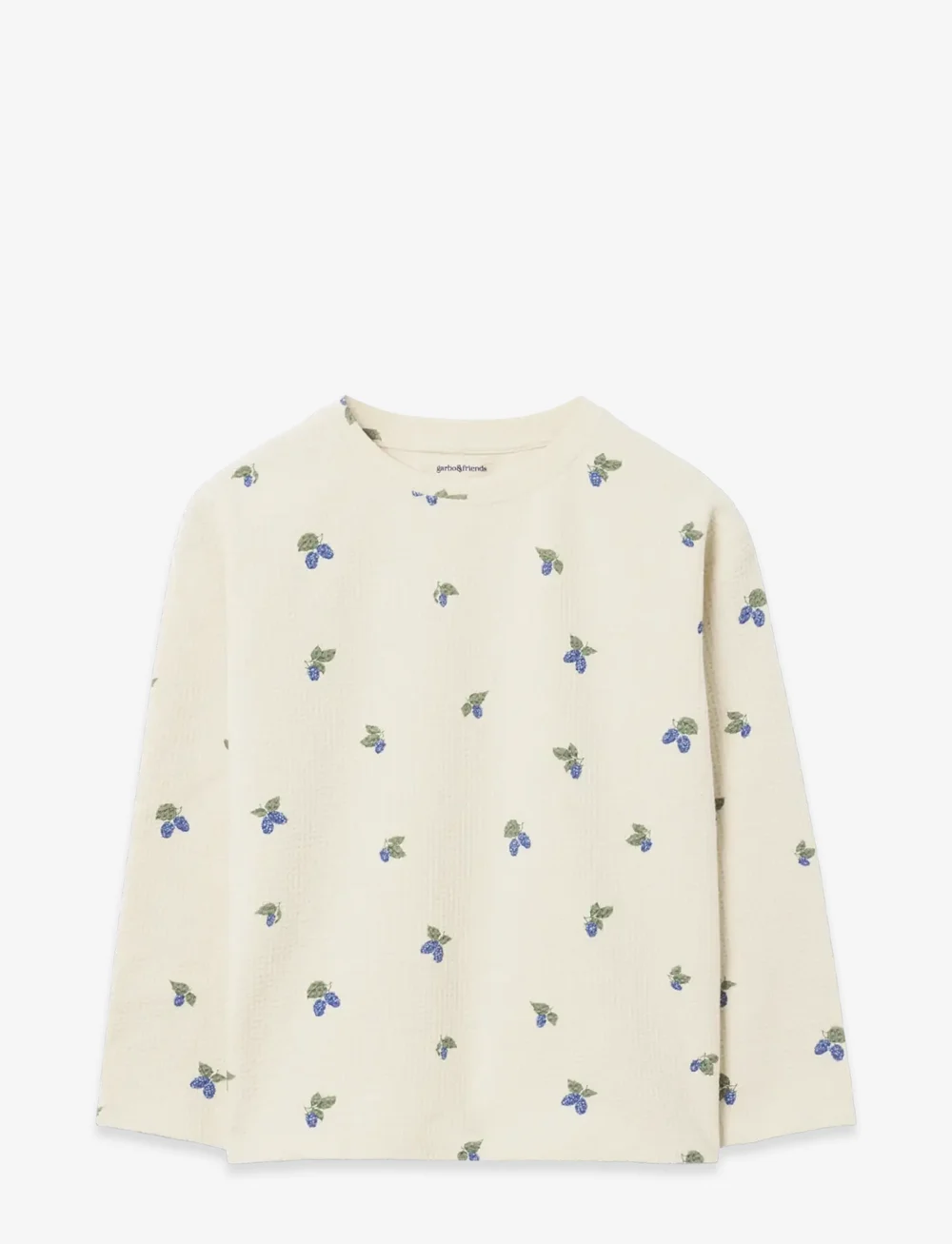 Garbo&Friends - Jersey Long Sleeve T-shirt Baby - langærmede t-shirts - mulberry ecru - 2