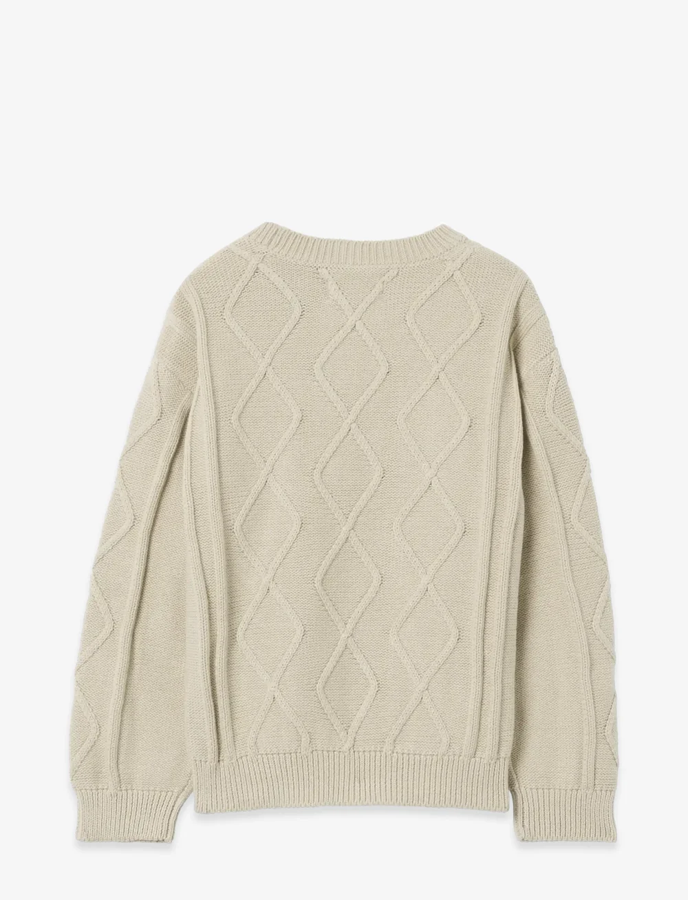 Garbo&Friends - Embroidery Knitted Sweater - pullover - oat - 3